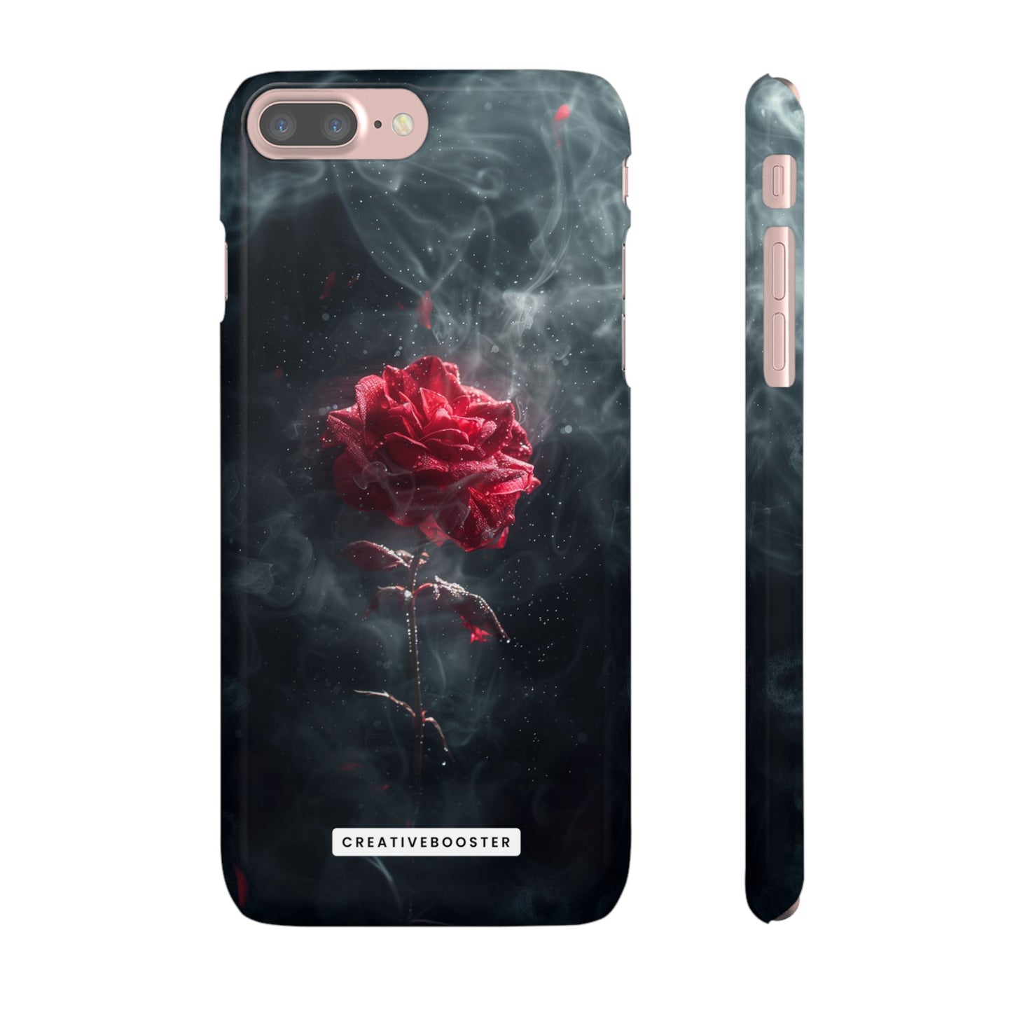 Midnight Rose - Slim Phone Case