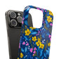 Midnight Petals - Slim Phone Case