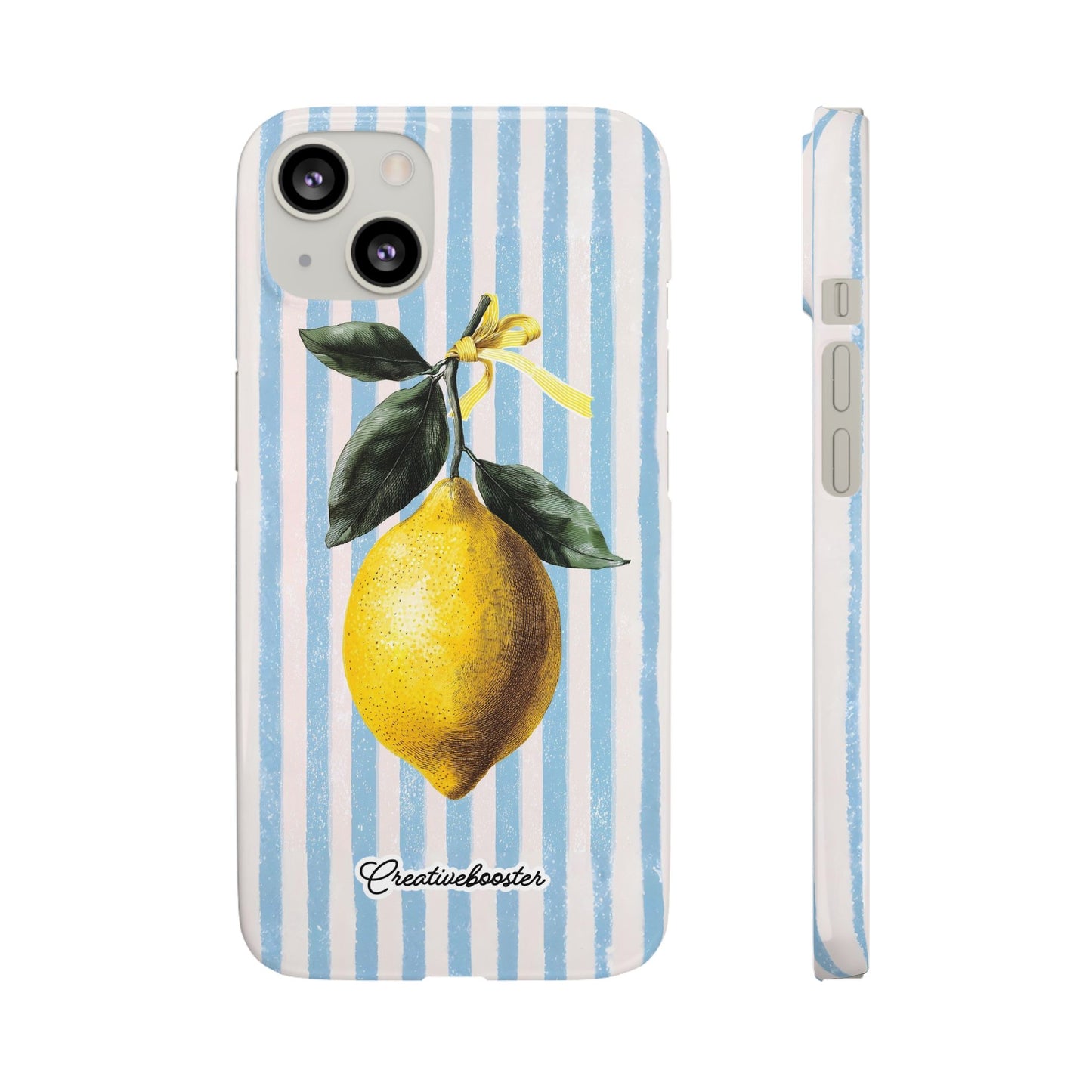 Ribbon Lemon - Slim Phone Case