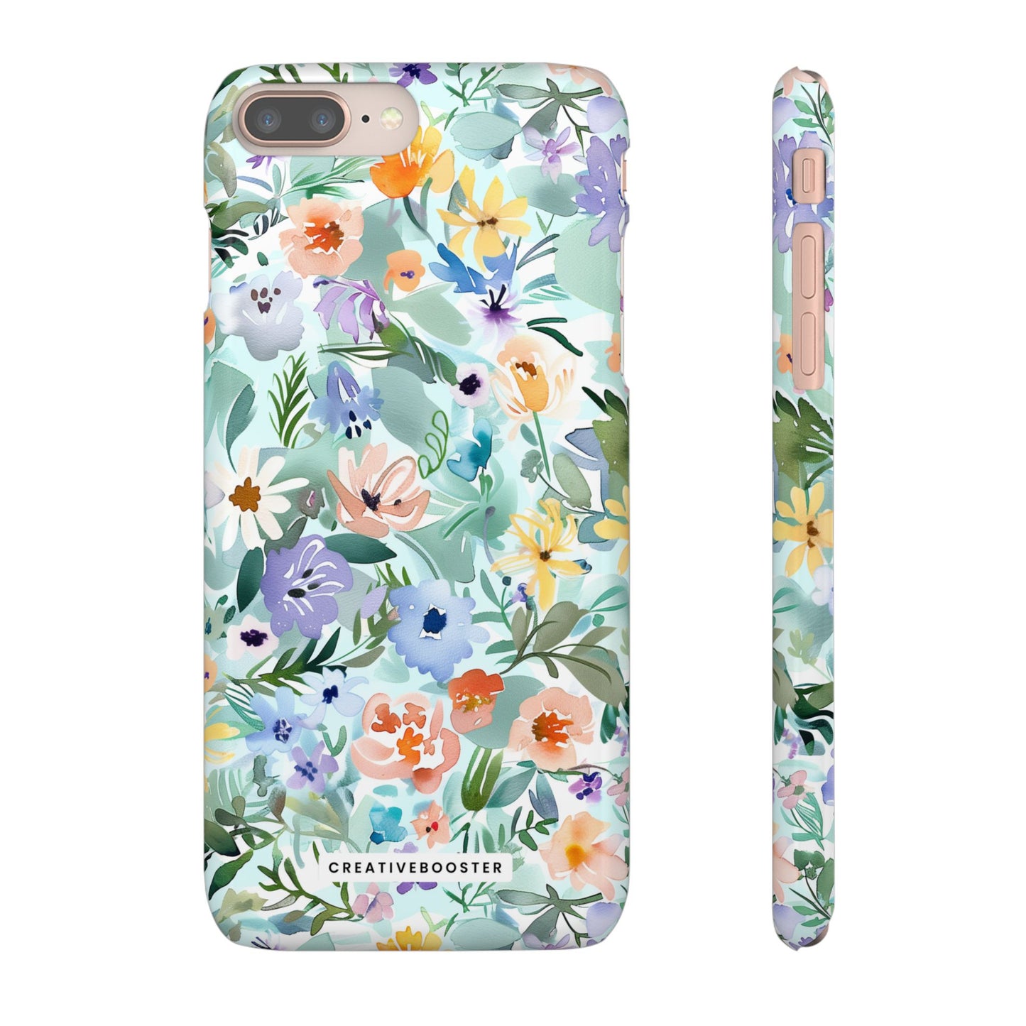 Watercolor Meadow - Slim Phone Case