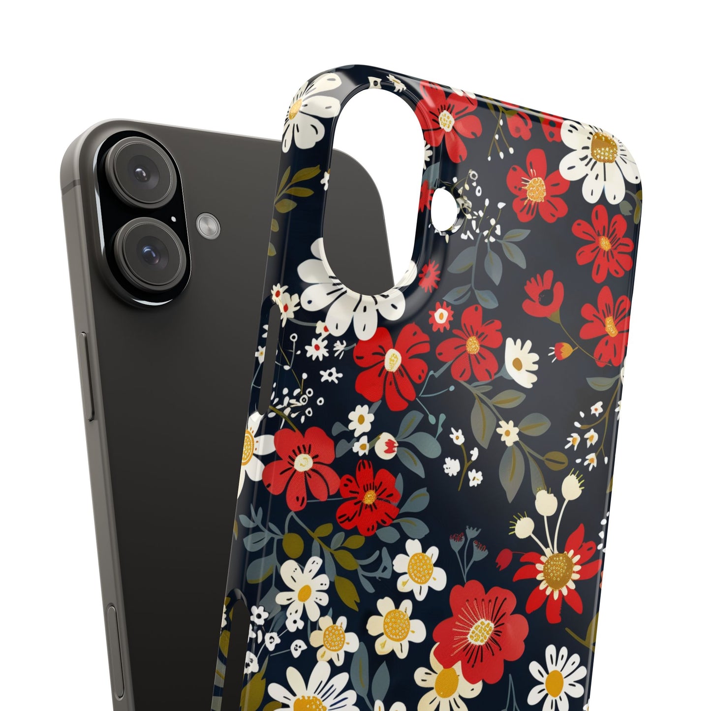Retro Daisy - Slim Phone Case