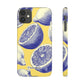 Indigo Citrus - Slim Phone Case