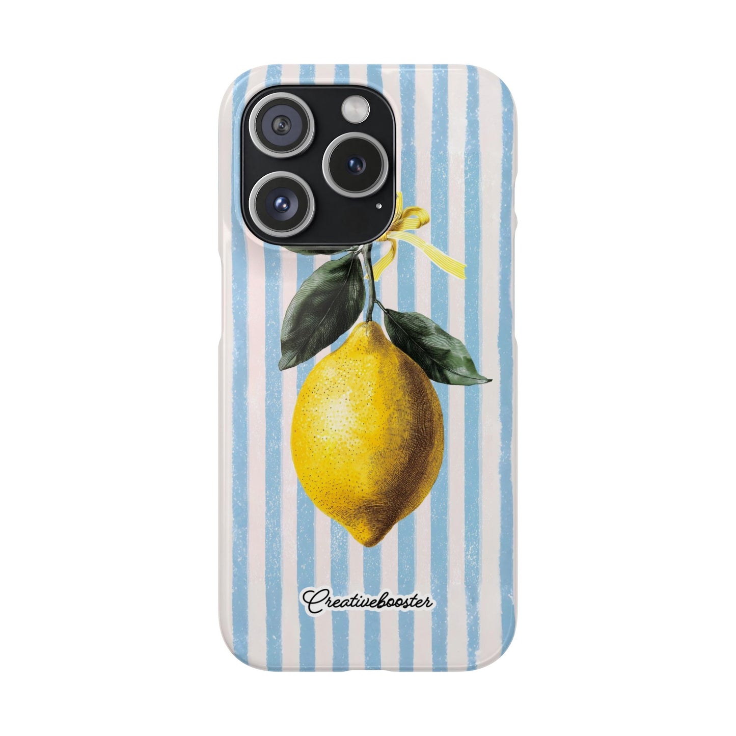 Ribbon Lemon - Slim Phone Case
