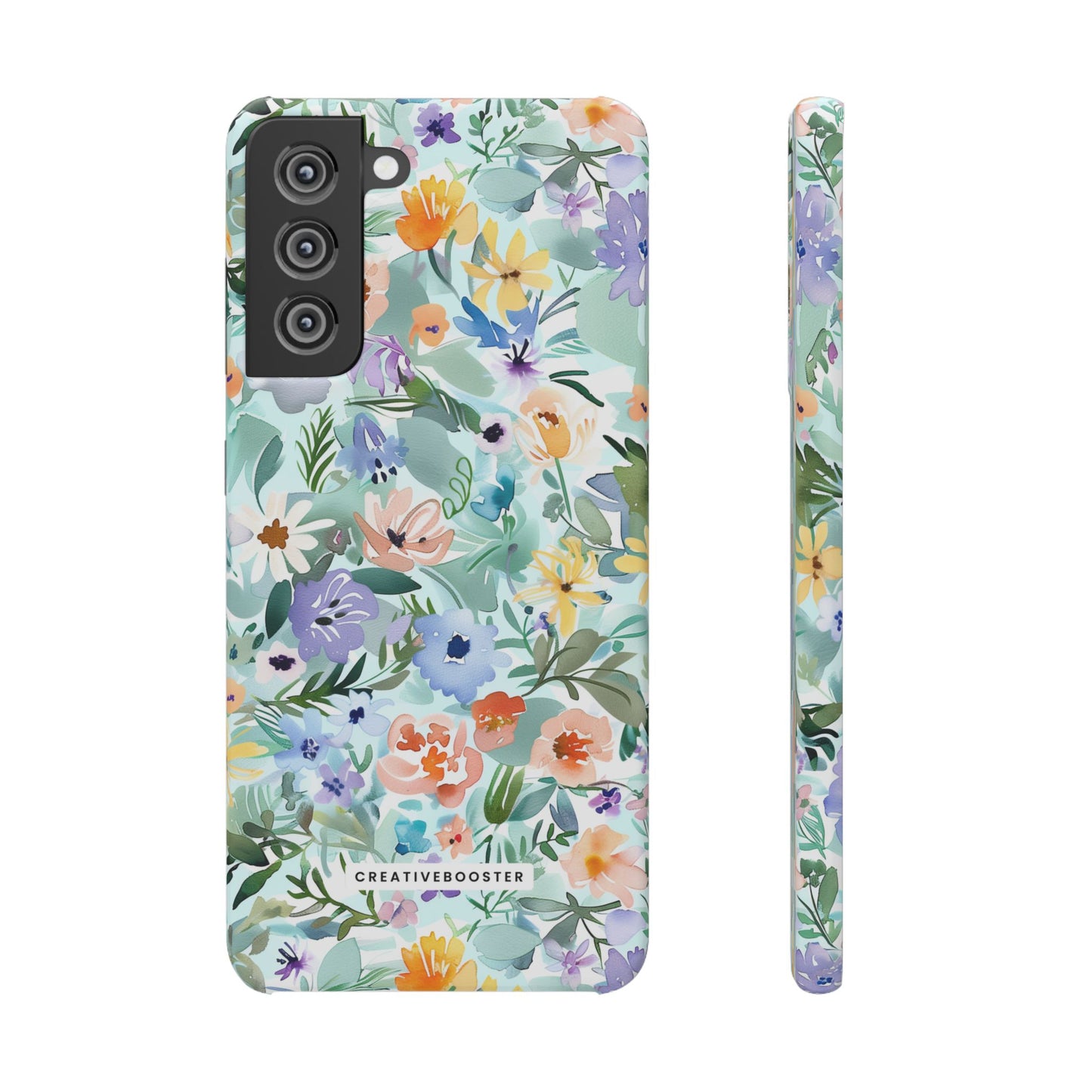 Watercolor Meadow - Slim Phone Case