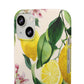 Lemon Blossom - Slim Phone Case