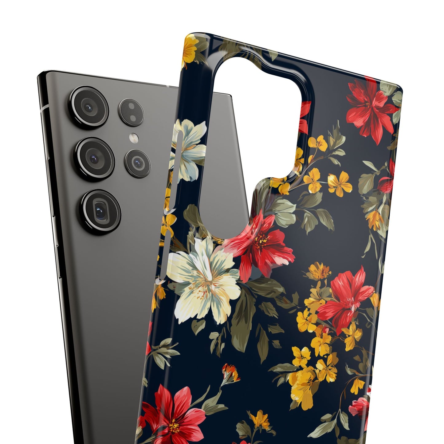 Scarlet Bloom - Slim Phone Case