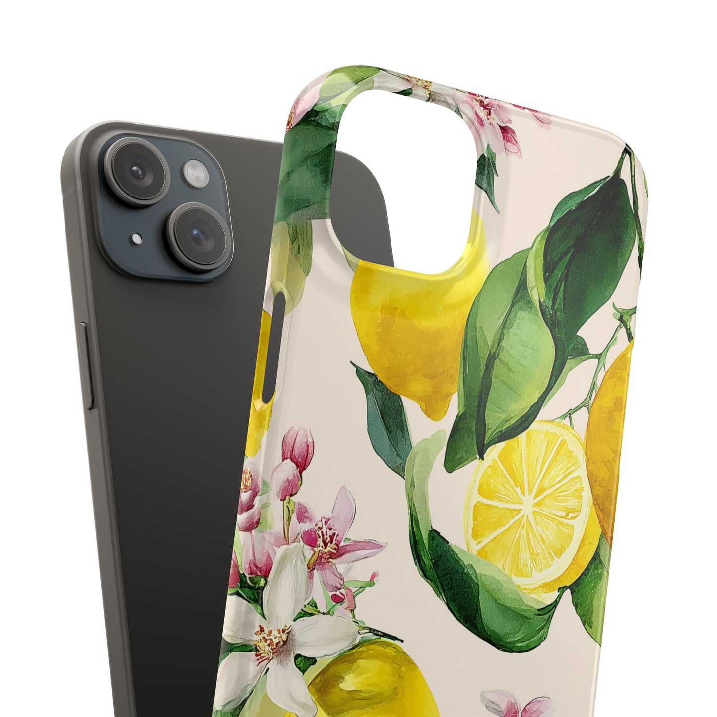 Lemon Blossom - Slim Phone Case