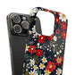 Retro Daisy - Slim Phone Case