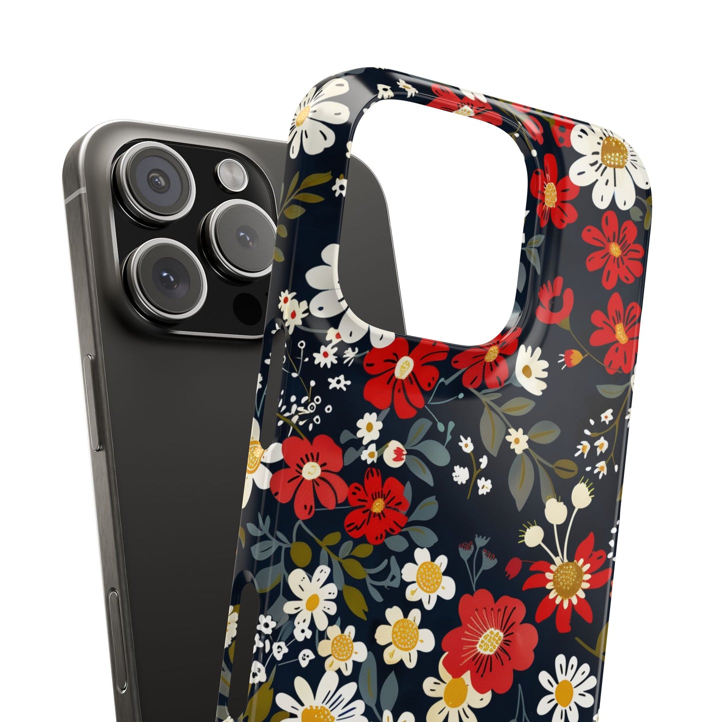 Retro Daisy - Slim Phone Case