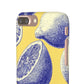 Indigo Citrus - Slim Phone Case