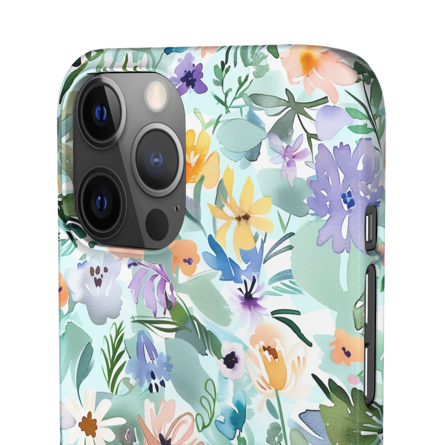Watercolor Meadow - Slim Phone Case