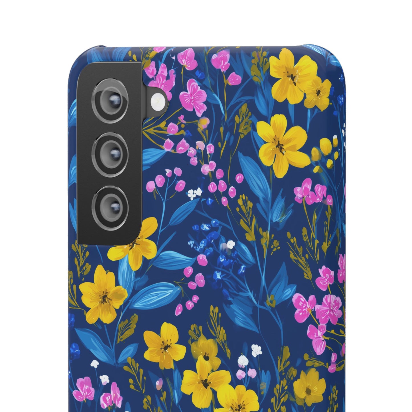 Midnight Petals - Slim Phone Case