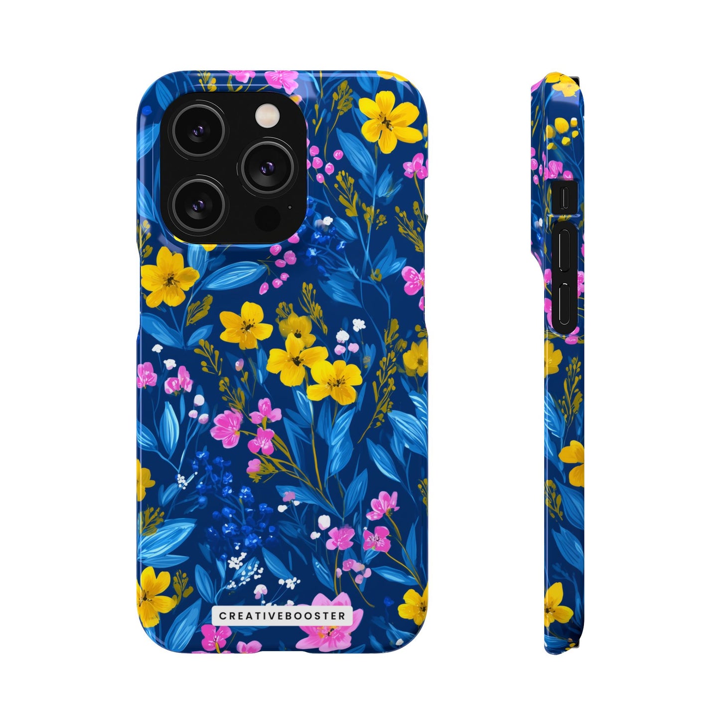 Midnight Petals - Slim Phone Case
