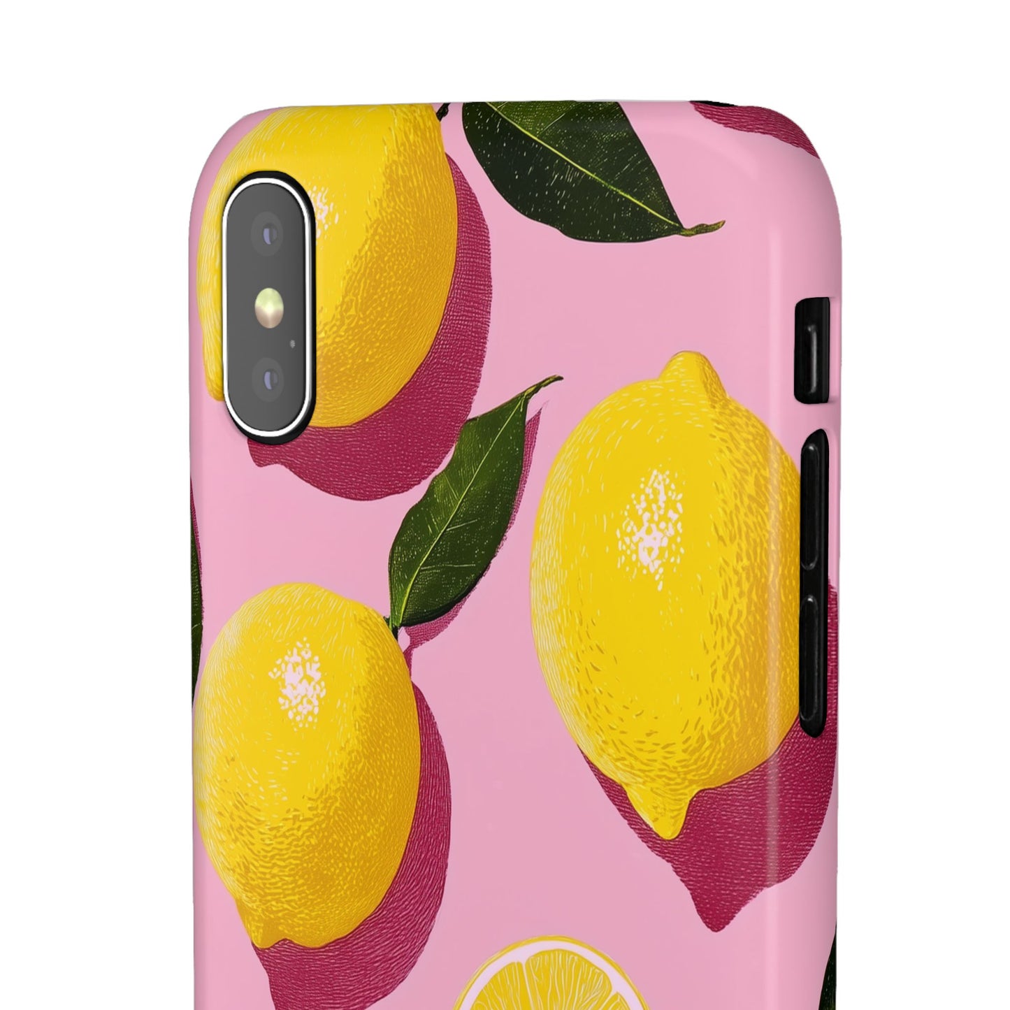 Retro Lemon - Slim Phone Case