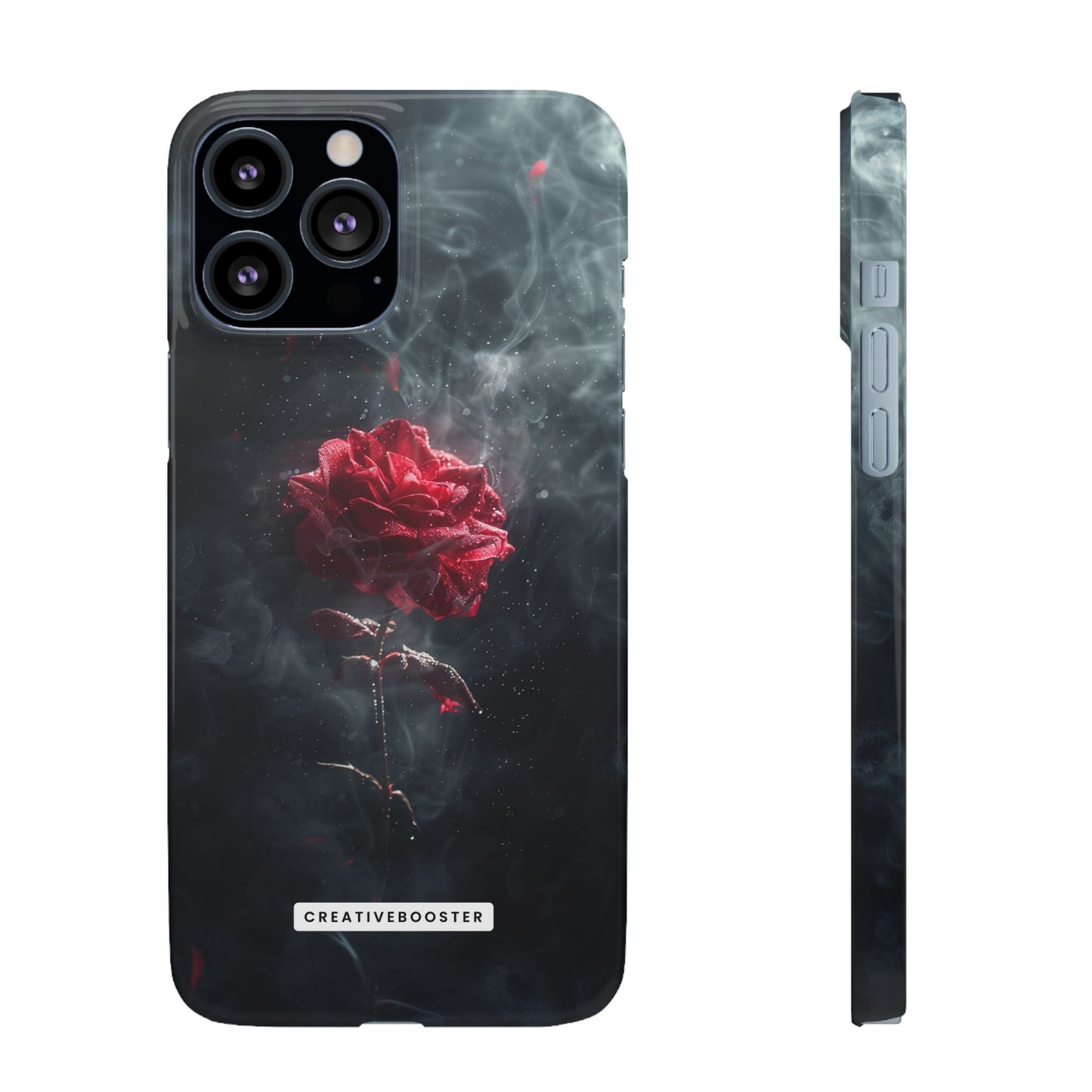 Midnight Rose - Slim Phone Case