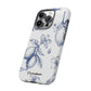 Indigo Sketch - Tough Phone Case