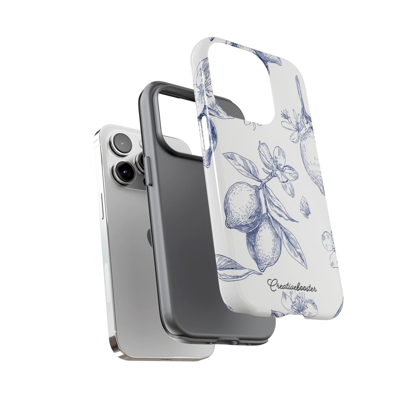 Indigo Sketch - Tough Phone Case