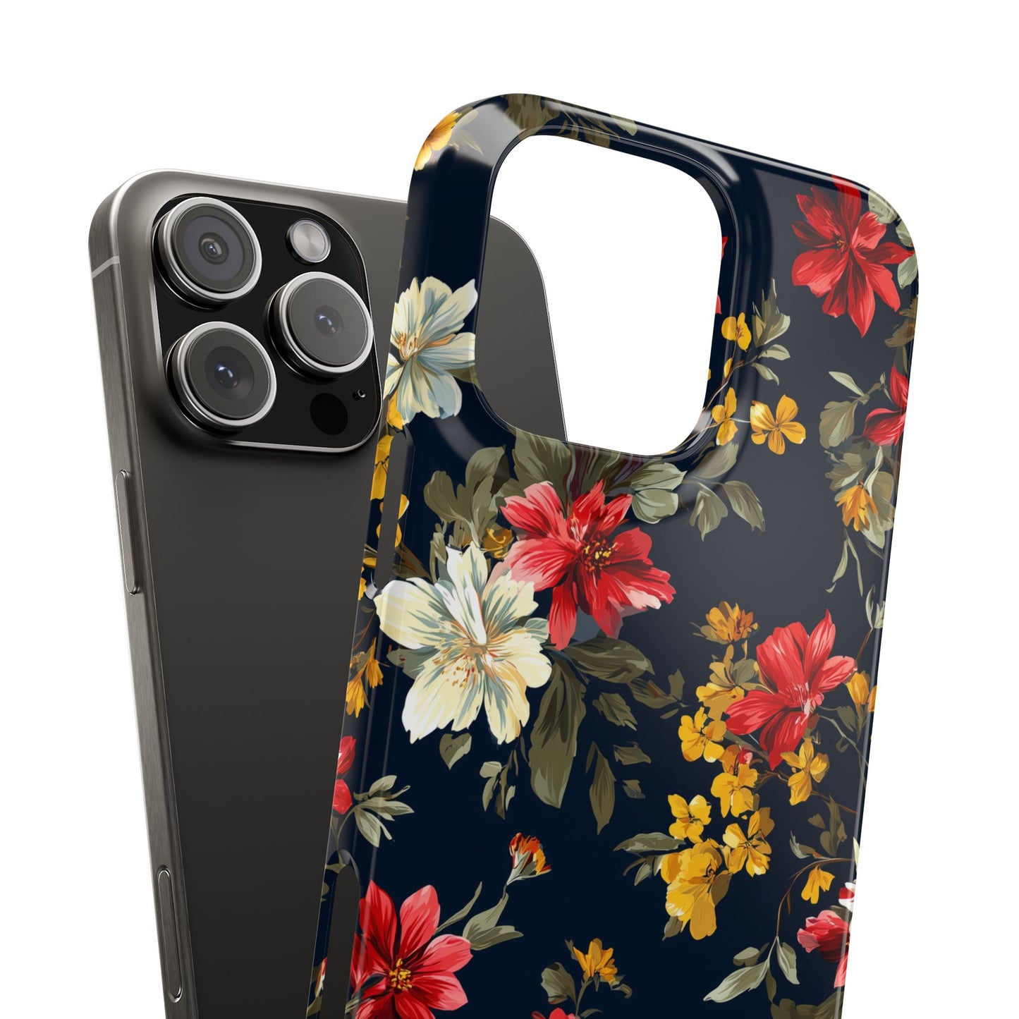Scarlet Bloom - Slim Phone Case