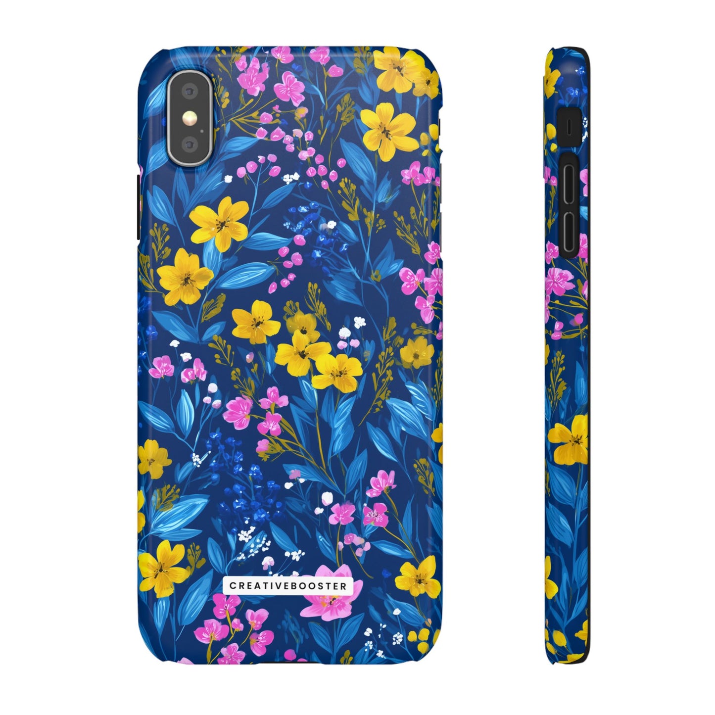 Midnight Petals - Slim Phone Case