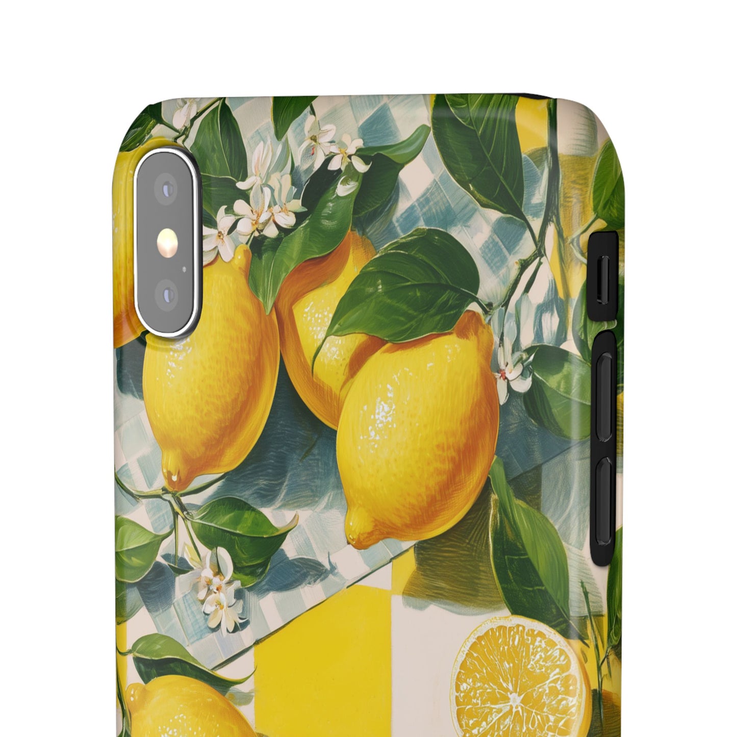 Picnic Lemon - Slim Phone Case