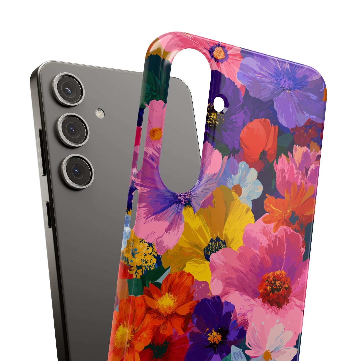 Painted Petals - Slim Phone Case