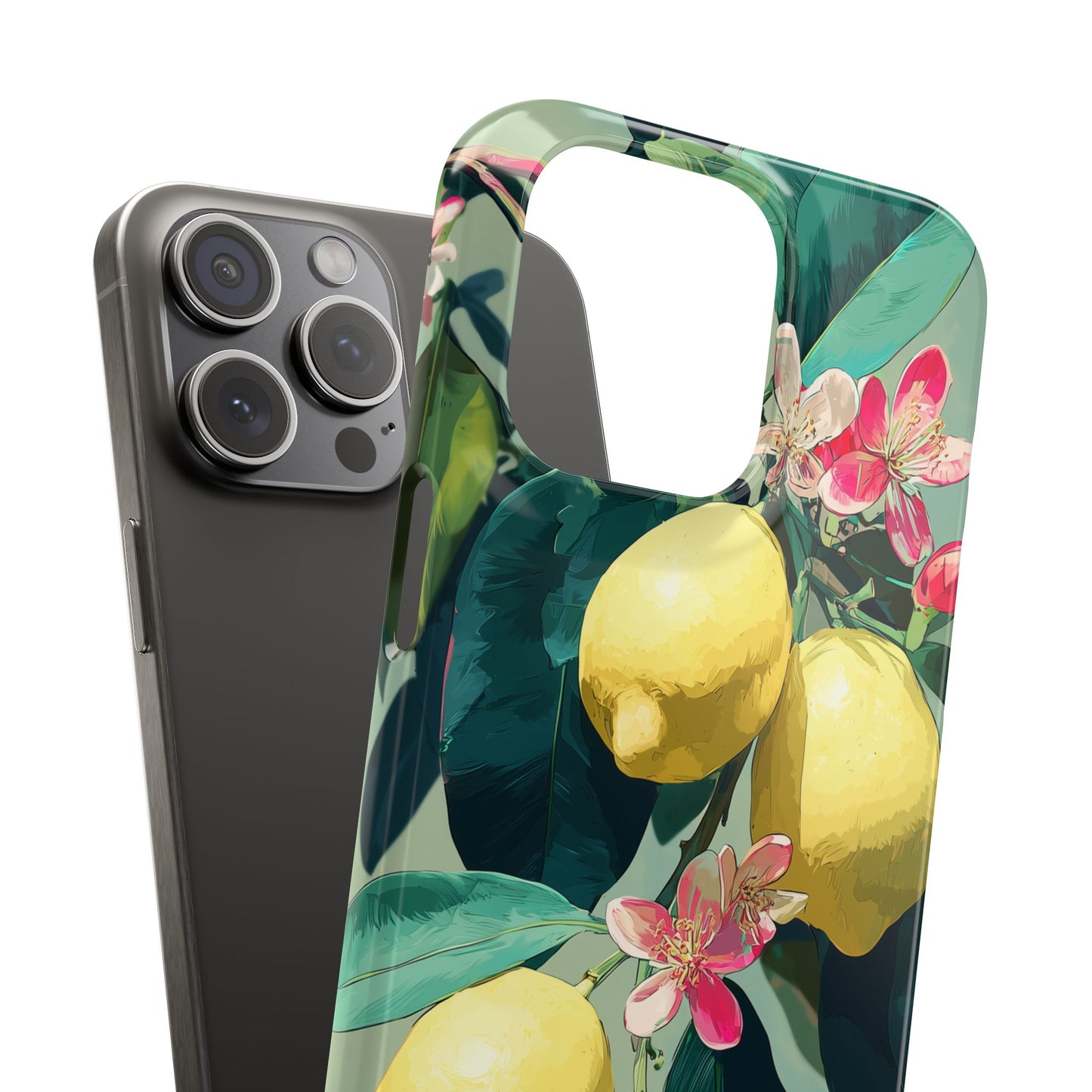 Lemon Bloom - Slim Phone Case
