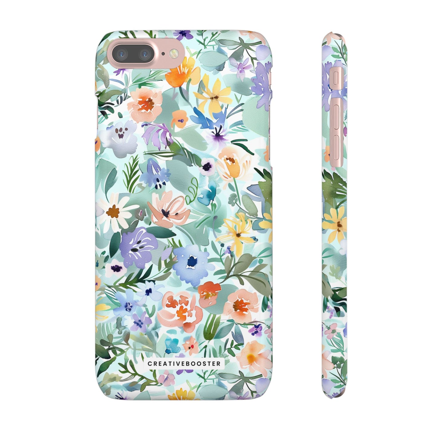 Watercolor Meadow - Slim Phone Case