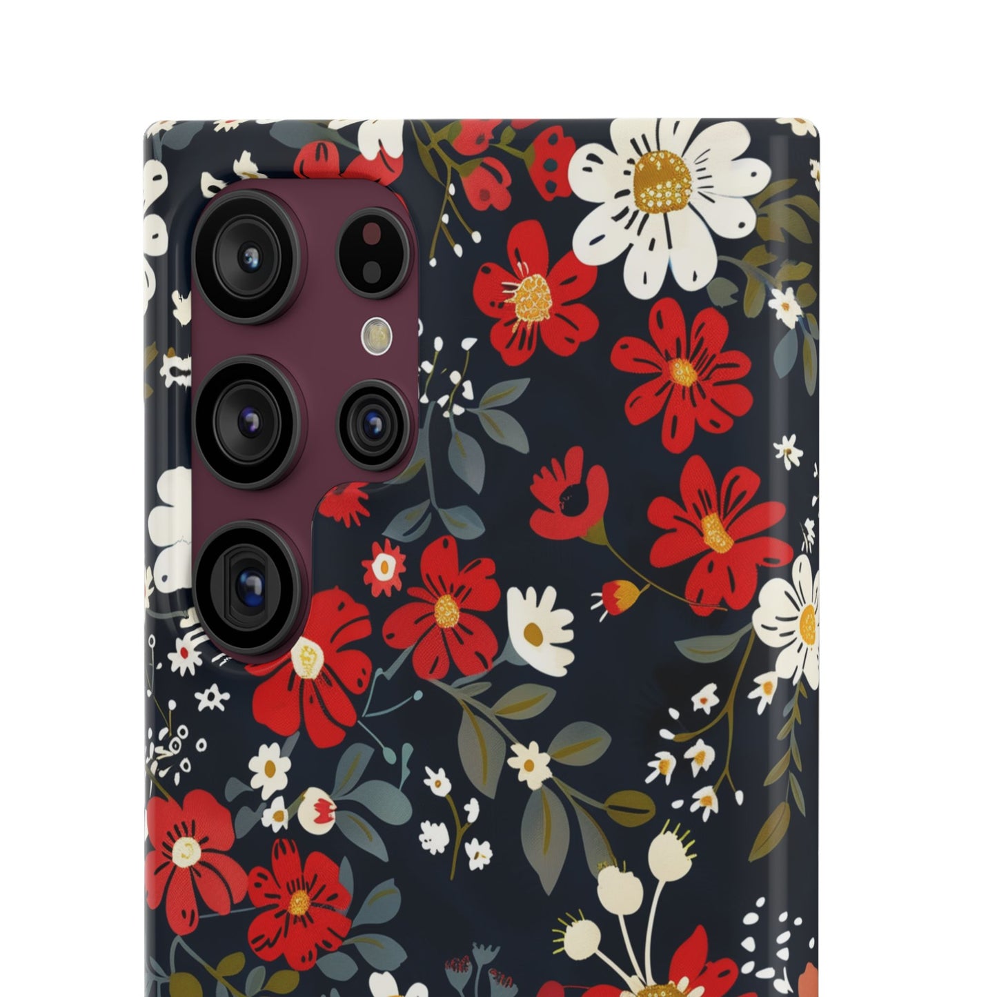Retro Daisy - Slim Phone Case