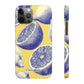 Indigo Citrus - Slim Phone Case
