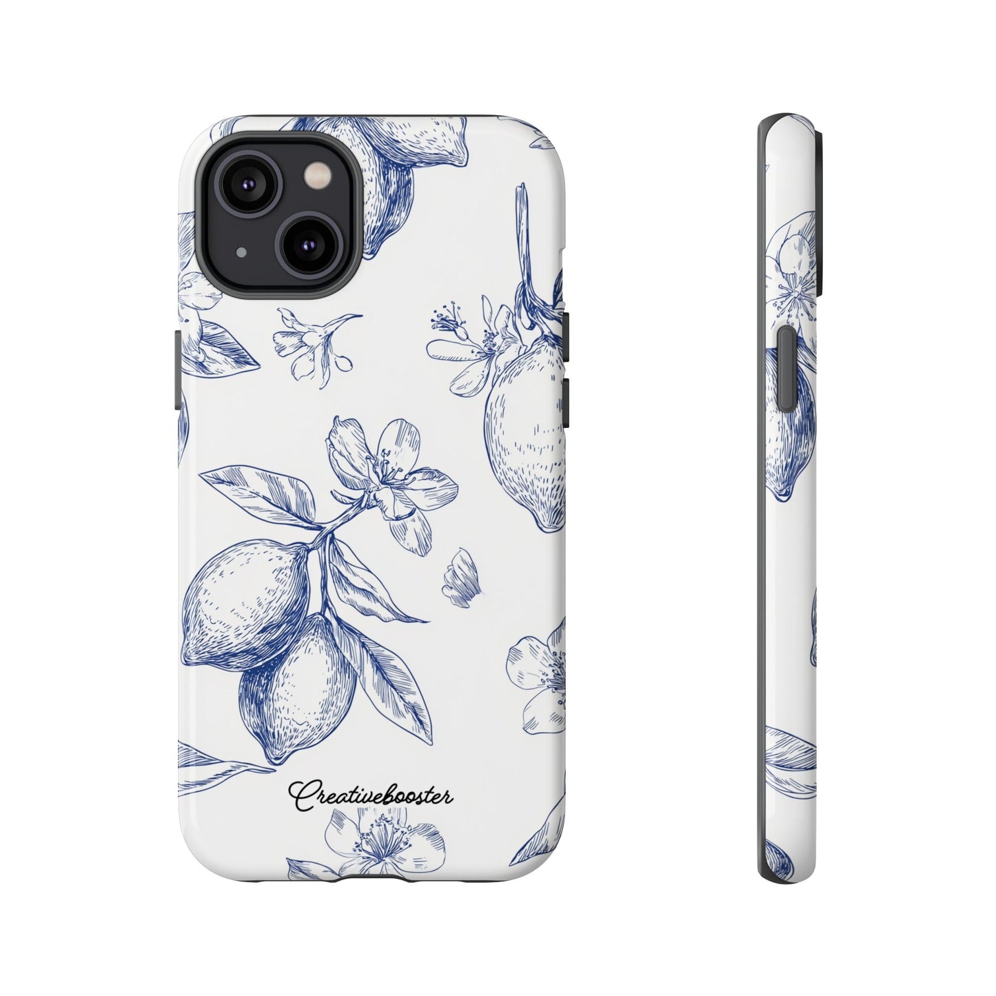 Indigo Sketch - Tough Phone Case