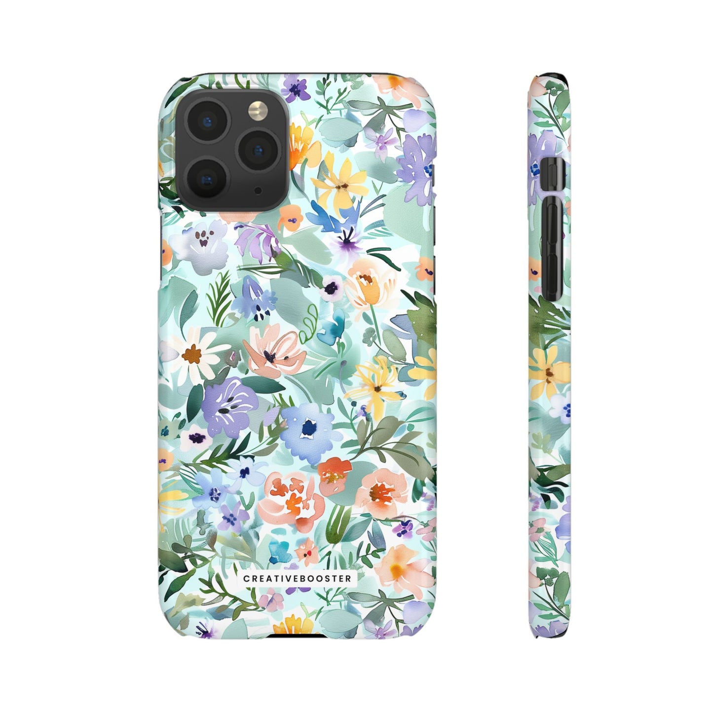Watercolor Meadow - Slim Phone Case