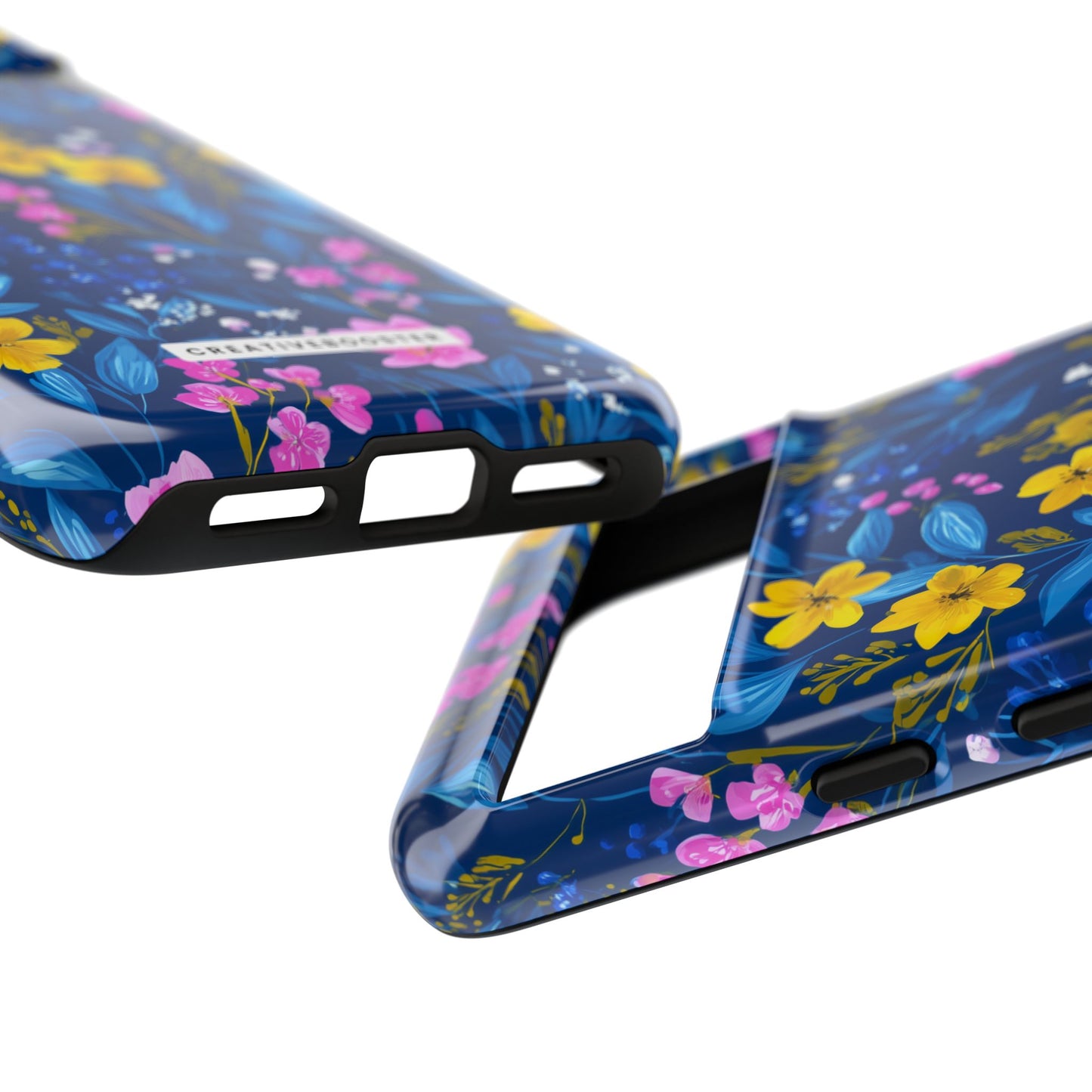 Midnight Petals - Tough Phone Case