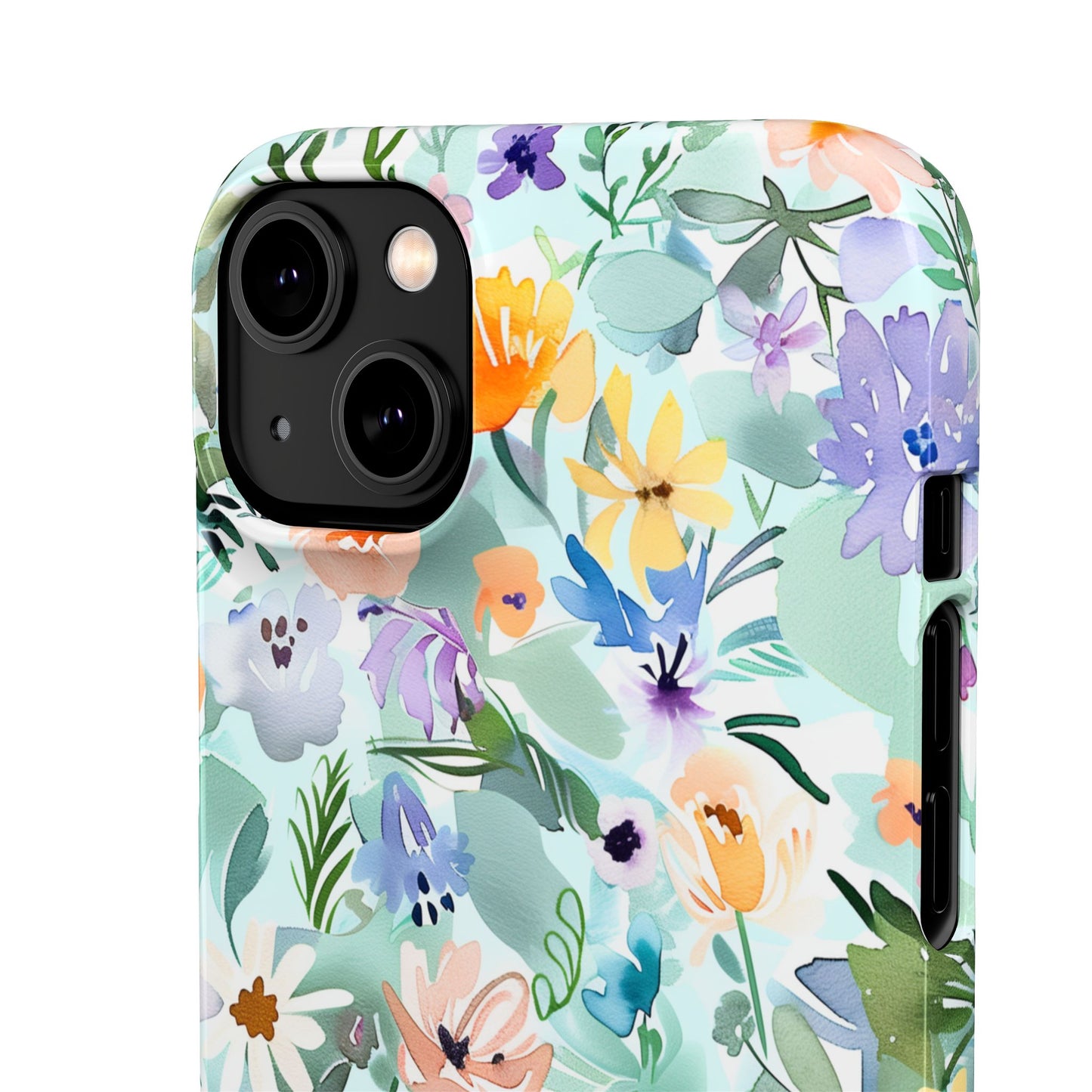 Watercolor Meadow - Slim Phone Case