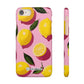 Retro Lemon - Slim Phone Case