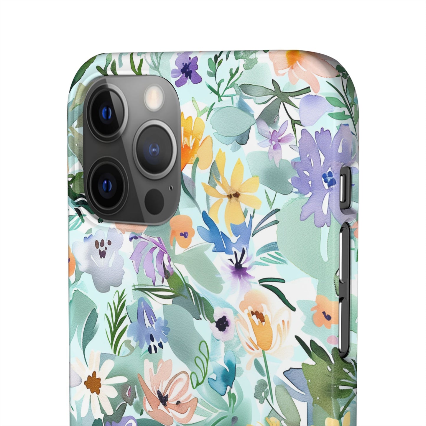 Watercolor Meadow - Slim Phone Case