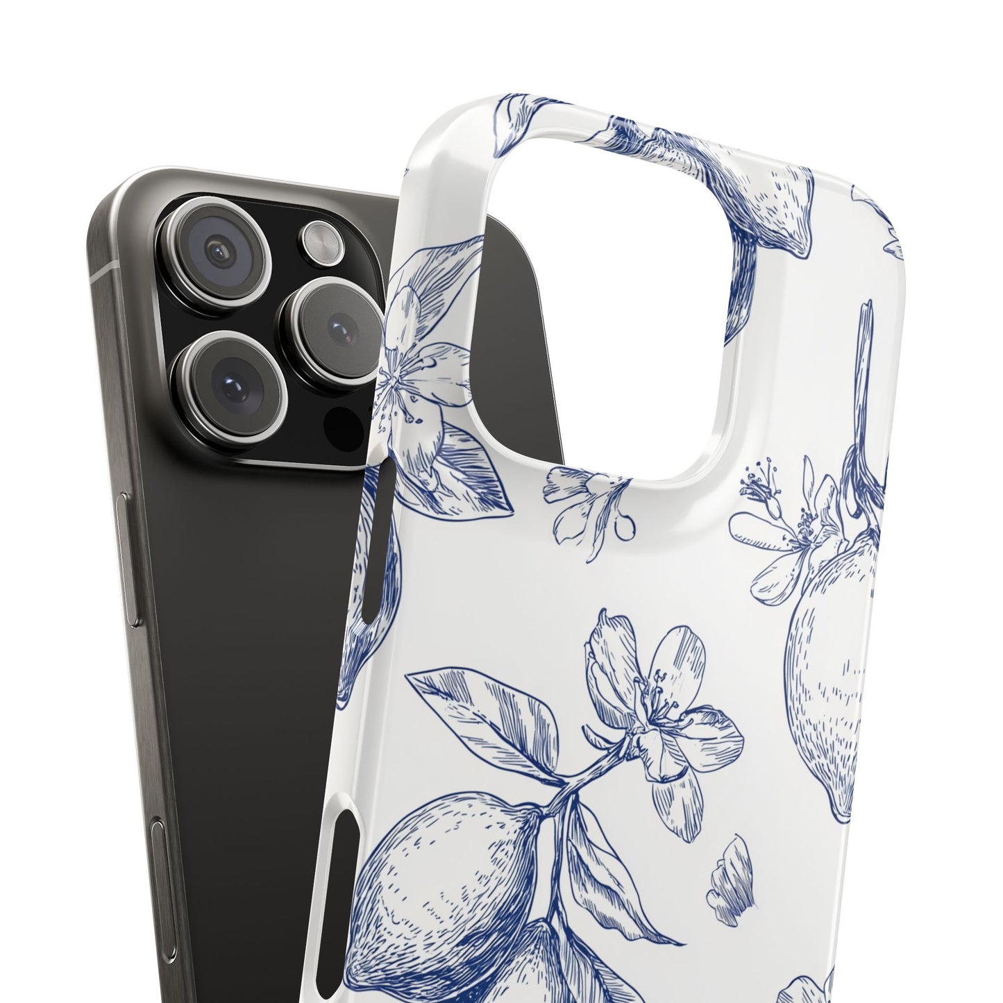 Indigo Sketch - Slim Phone Case