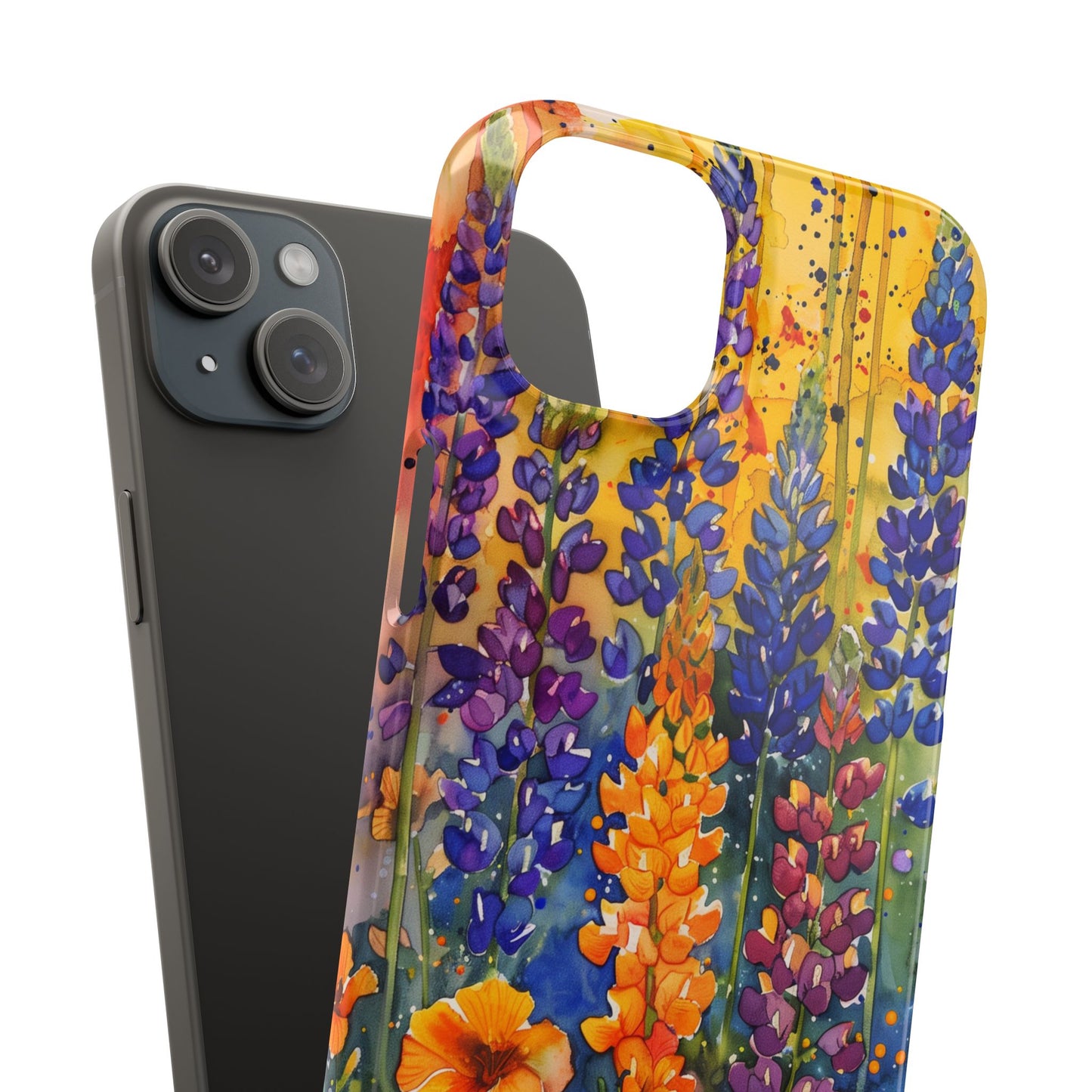 Sunset Lupine - Slim Phone Case