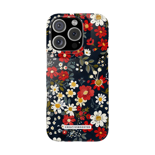 Retro Daisy - Slim Phone Case