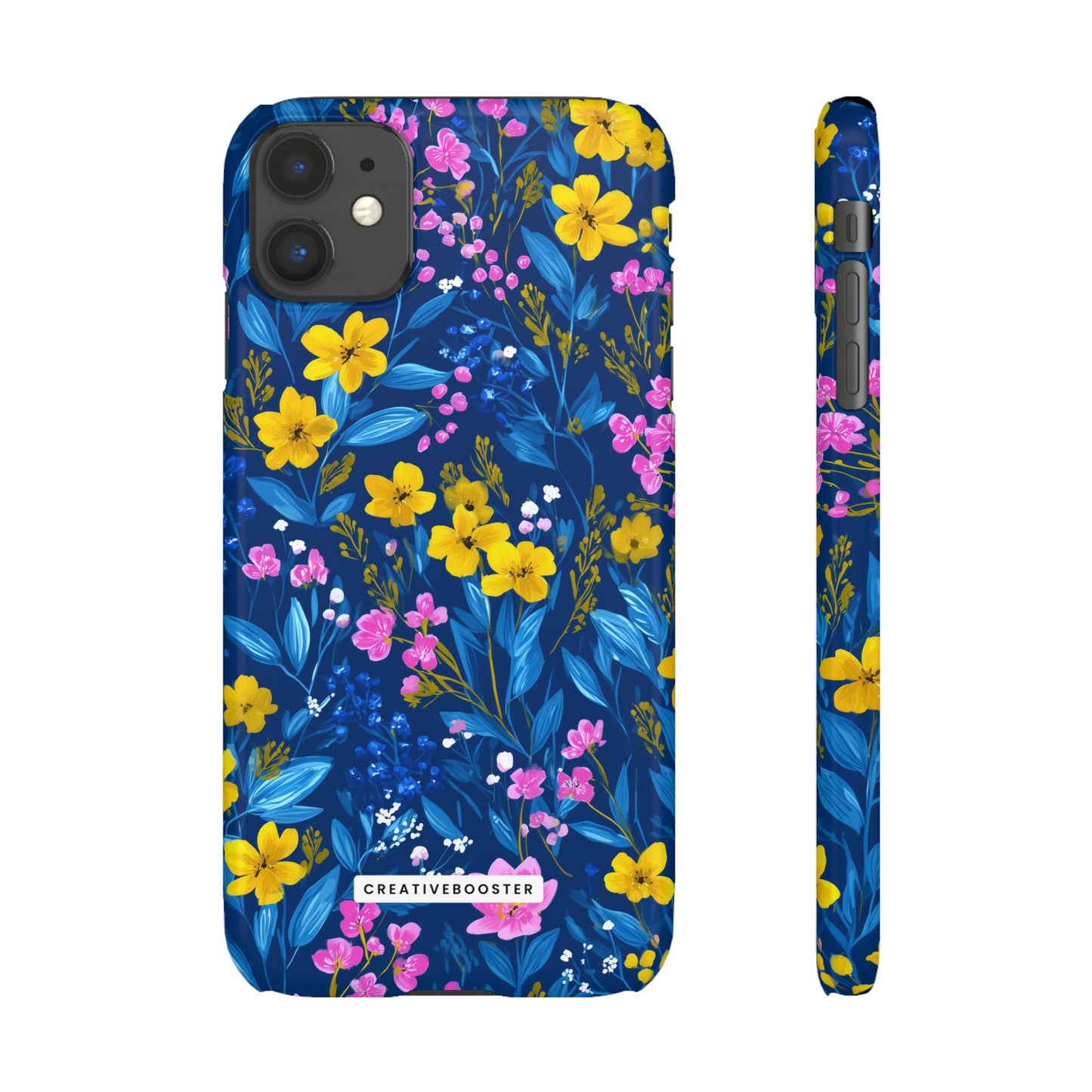 Midnight Petals - Slim Phone Case