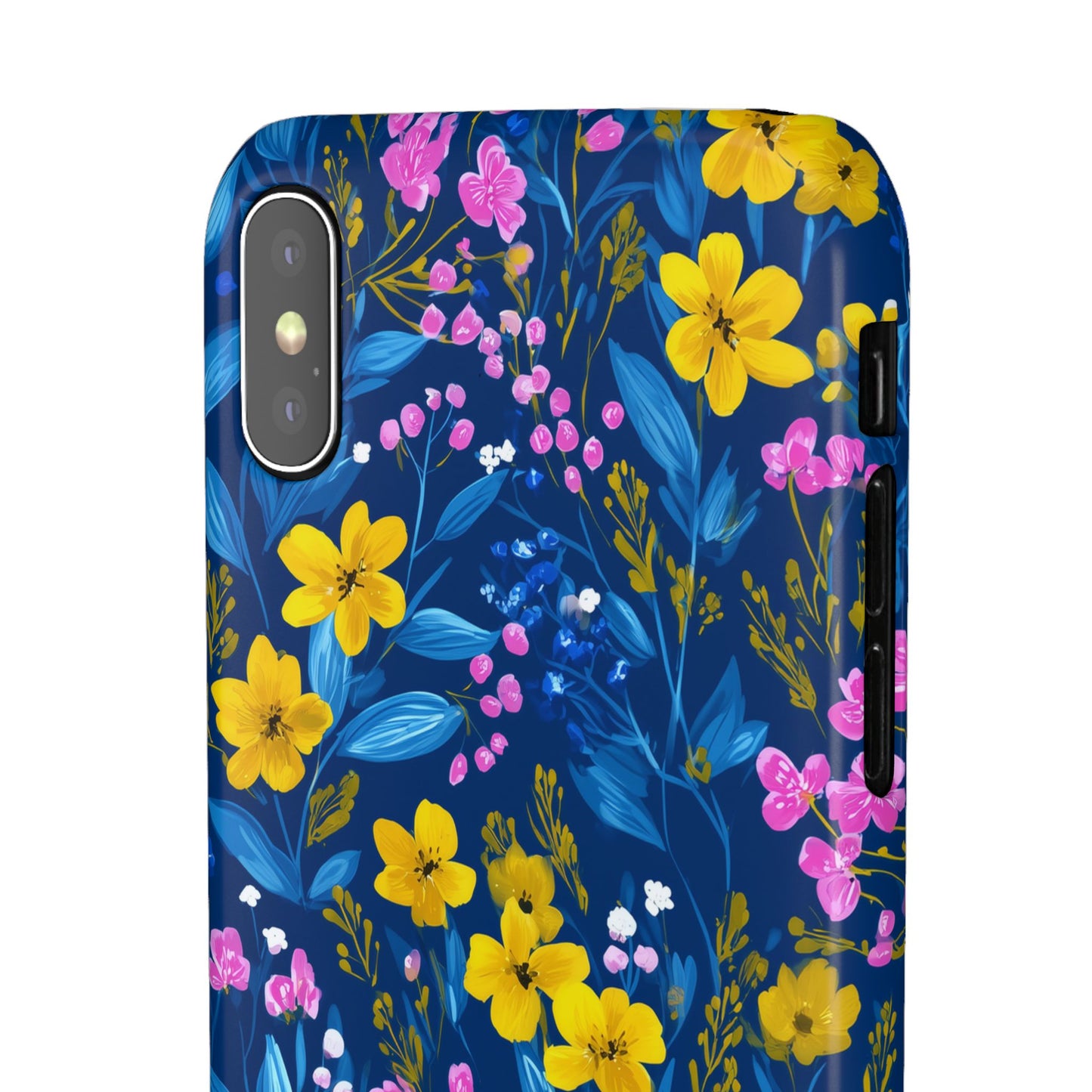 Midnight Petals - Slim Phone Case