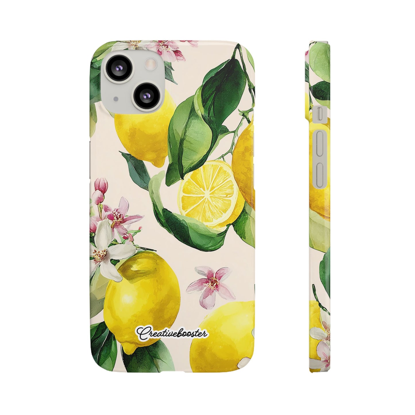 Lemon Blossom - Slim Phone Case