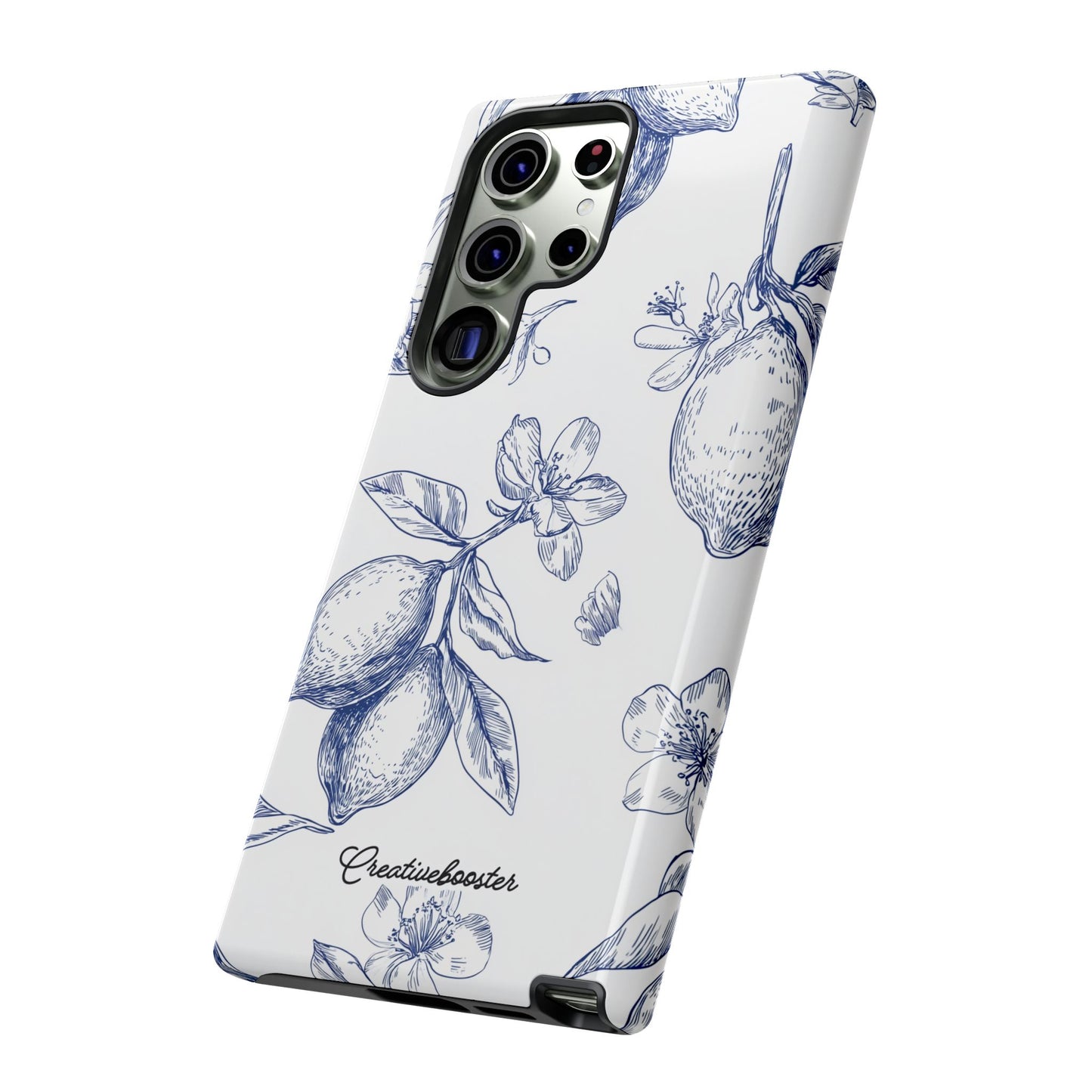 Indigo Sketch - Tough Phone Case
