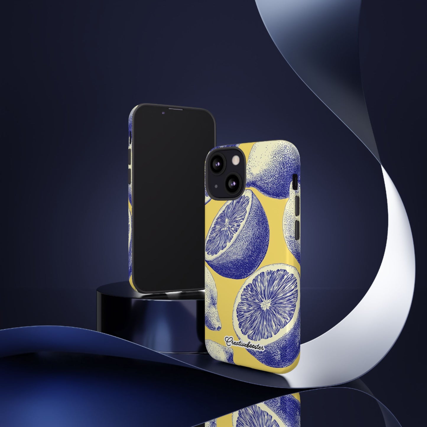 Indigo Citrus - Tough Phone Case
