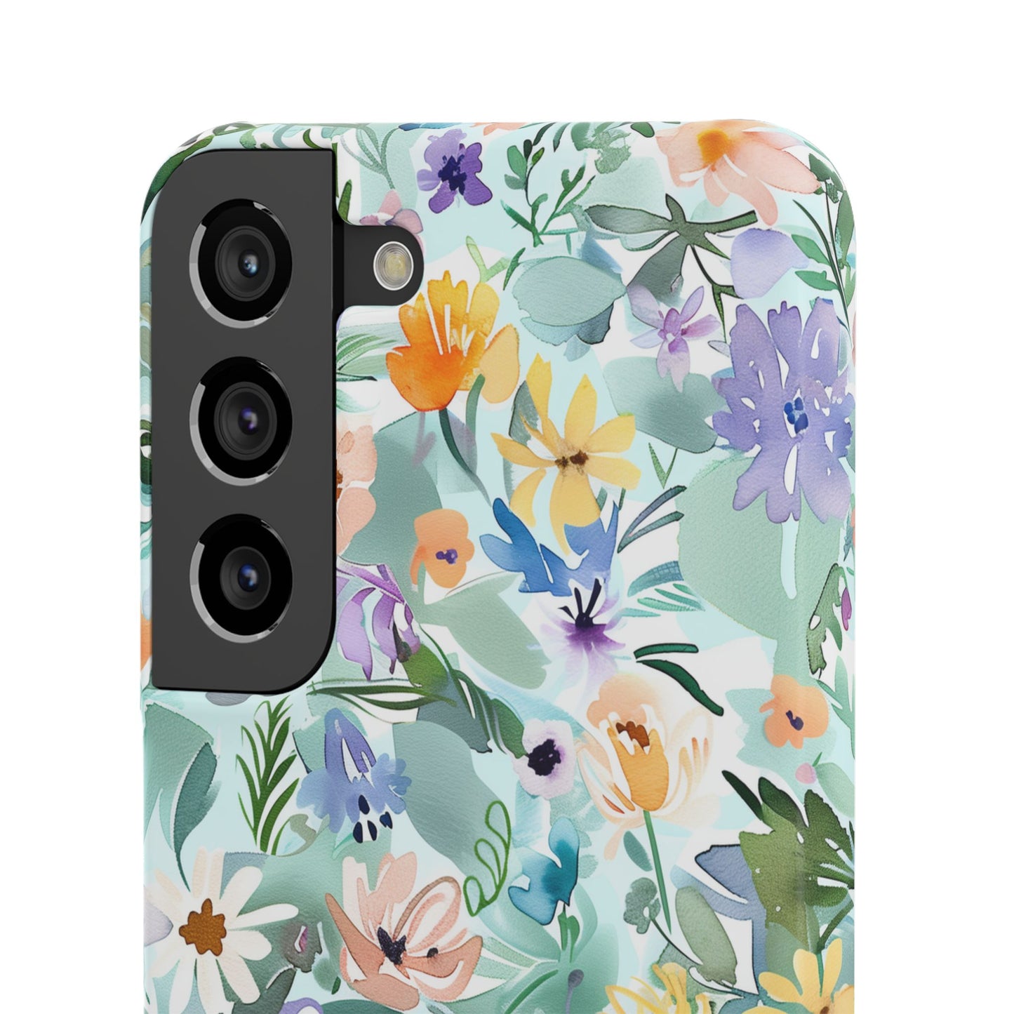 Watercolor Meadow - Slim Phone Case