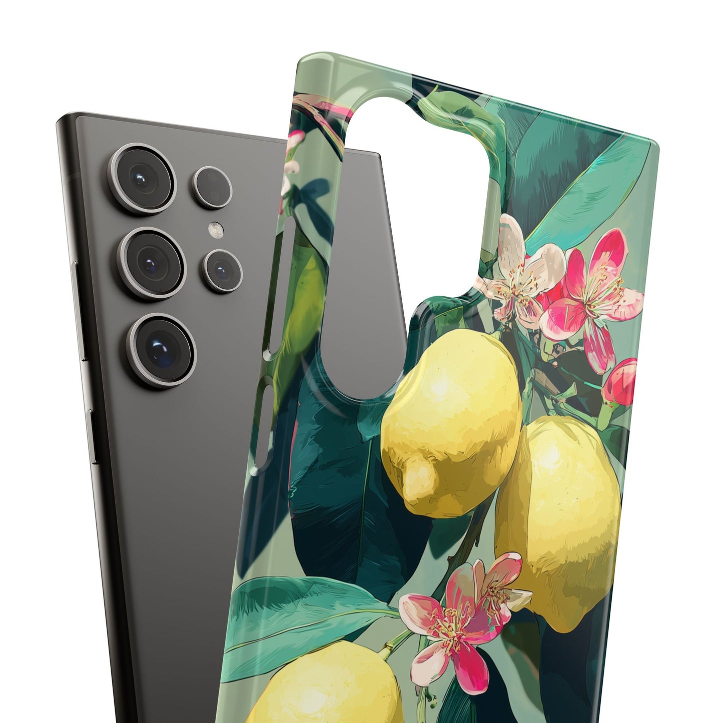 Lemon Bloom - Slim Phone Case