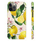 Lemon Blossom - Slim Phone Case