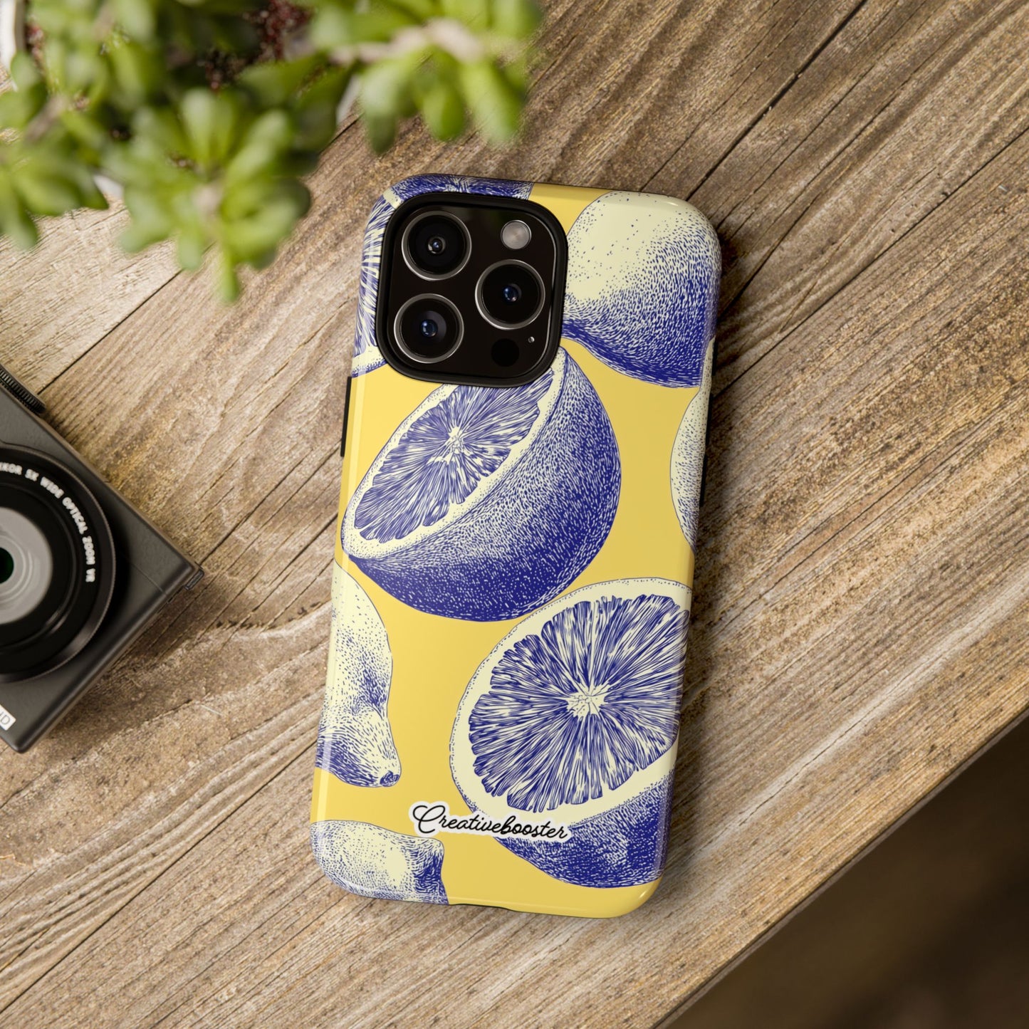 Indigo Citrus - Tough Phone Case