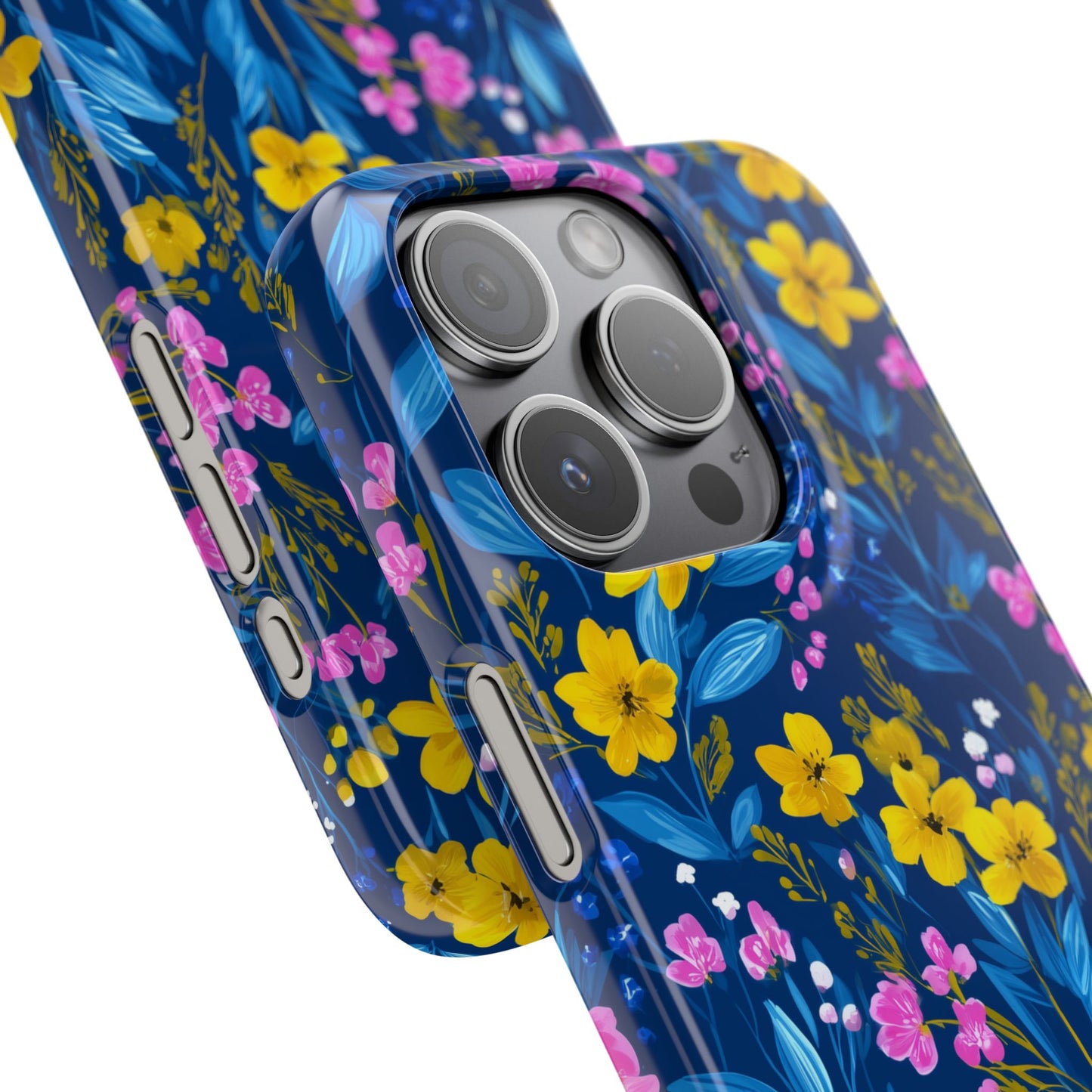 Midnight Petals - Slim Phone Case