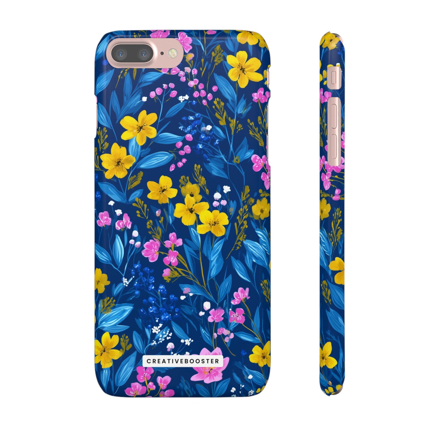 Midnight Petals - Slim Phone Case