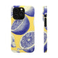 Indigo Citrus - Slim Phone Case